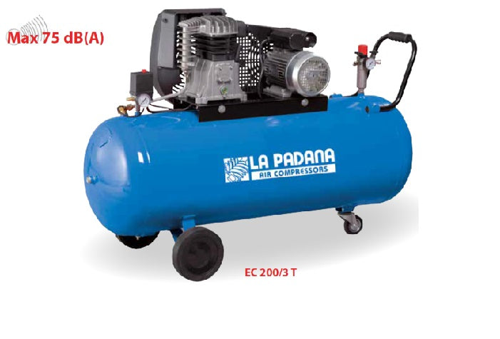 COMPRESOR DE PISTON PEQUEÑO 100LT/3M 3HP KW2.2-230V-1PH-60Hz