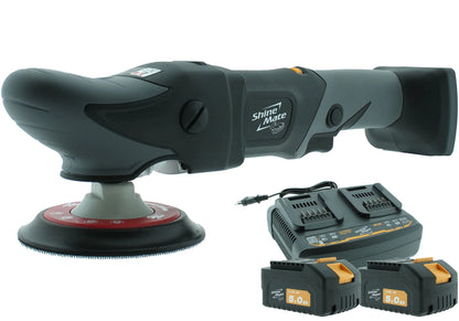 PULIDORA ROTATIVA 6" EB251-6 +2 BATERIAS B1850A +1 CARGADOR BC182 SHINE MATE
