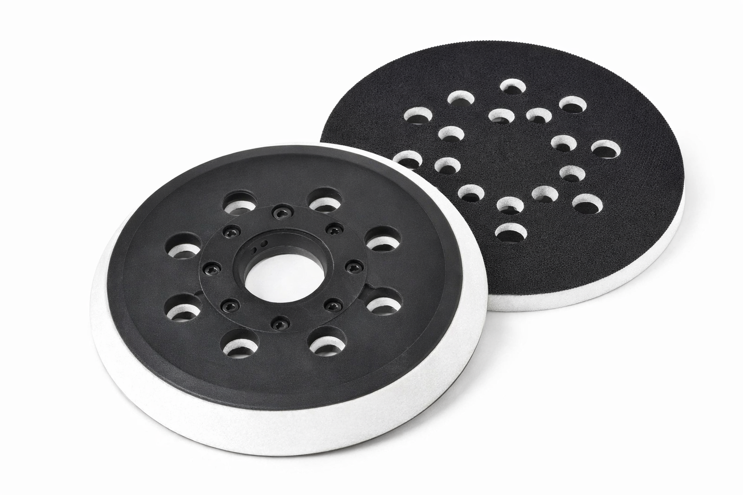 PLATO MULTIAGUJERO LIJADORA ELECTRICA 5" 8 TORNILLOS SHINE MATE