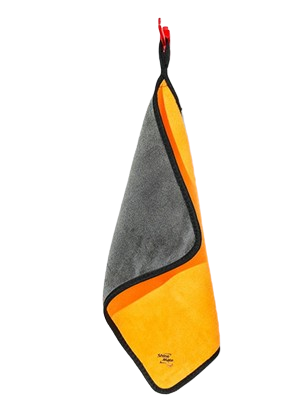 PAÑO COLOR GRIS Y NARANJA 40X30CM SHINE MATE PAQUETE 2 UND