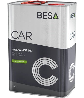 BESA-GLASS HS ANTI SCRATCH 2C TRANSPARENTE 5LT