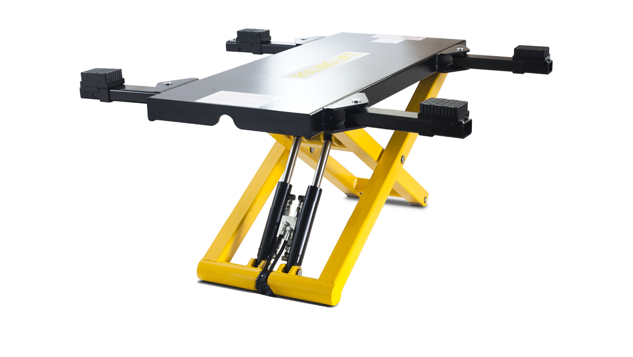 ELEVADOR HIDRAULICO RODANTE 3000KG, TOPES PARA BOMBA Y RUEDAS PIVOTANTES CMO